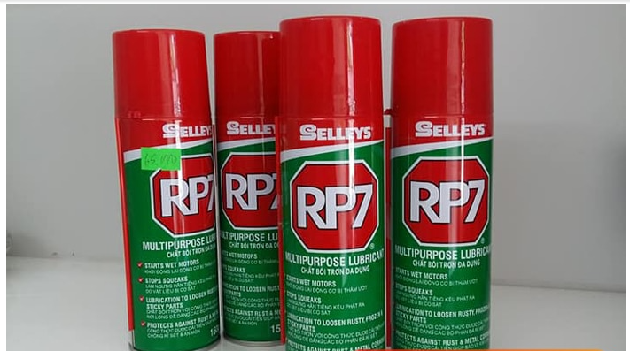 Bình xịt RP7 là dung dịch tẩy chất bẩn, làm tan rỉ sét hiệu quả cho ổ khóa