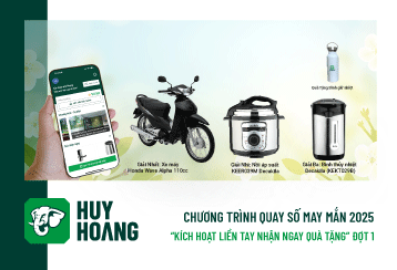 CHƯƠNG TRÌNH QUAY SỐ MAY MẮN 2025 “KÍCH HOẠT LIỀN TAY NHẬN NGAY QUÀ TẶNG” ĐỢT 1 