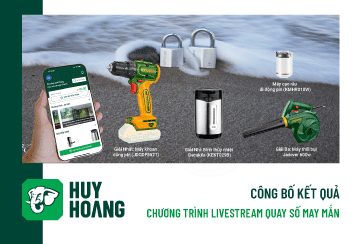 CÔNG BỐ KẾT QUẢ CHƯƠNG TRÌNH LIVESTREAM QUAY SỐ MAY MẮN 