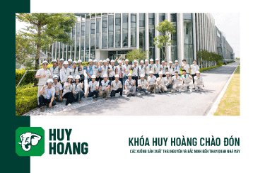 KHÓA HUY HOÀNG CHÀO ĐÓN CÁC XƯỞNG SẢN XUẤT THÁI NGUYÊN VÀ BẮC NINH ĐẾN THAM QUAN NHÀ MÁY