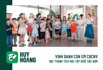 KHÓA HUY HOÀNG VINH DANH CON EM CBCNV ĐẠT THÀNH TÍCH HỌC TẬP XUẤT SẮC NĂM 2026
