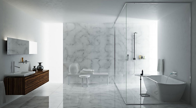 Nhà tắm kính, xu hướng mới trong thiết kế phòng tắm