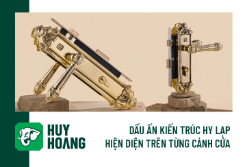 Set khóa tay nắm Huy Hoàng – Giải pháp đồng bộ cho phong cách tân cổ điển